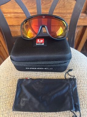 Bolle Chronoshield Sunglasses with Black Case and Pouch
